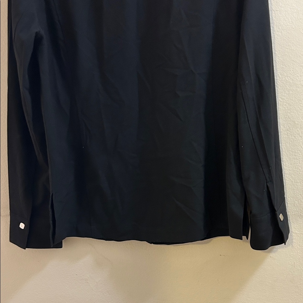 Real Clothes Black Button Down Shirt* - Picture 7 of 7